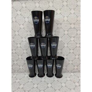 Guinness Black Lager Sampling Tasting Plastic Cups Collectable Bar Lot Of 9 Beer